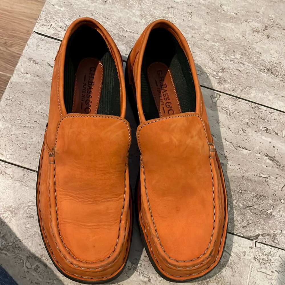 Genuine leather shoe. Worn one time. Comfortable. Size 6